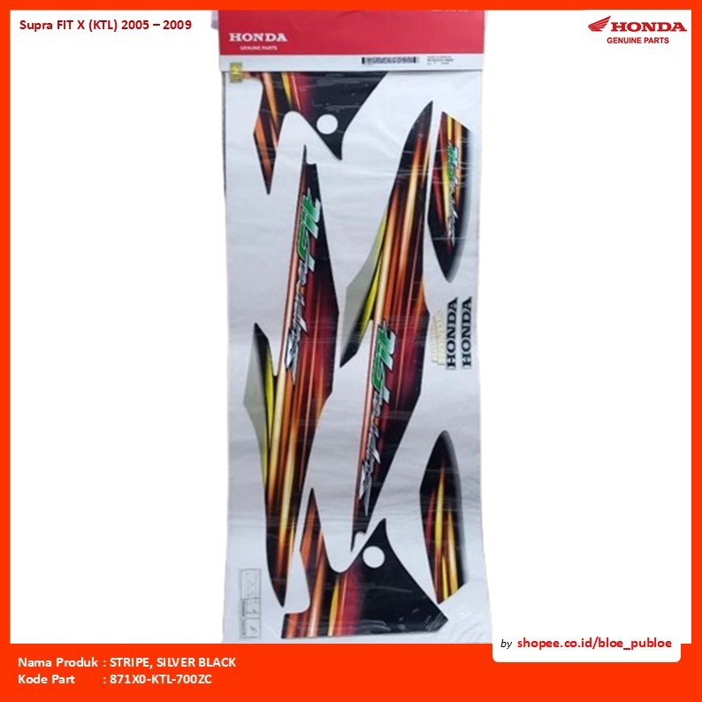 STRIPE, SILVER BLACK/871X0KTL700ZC