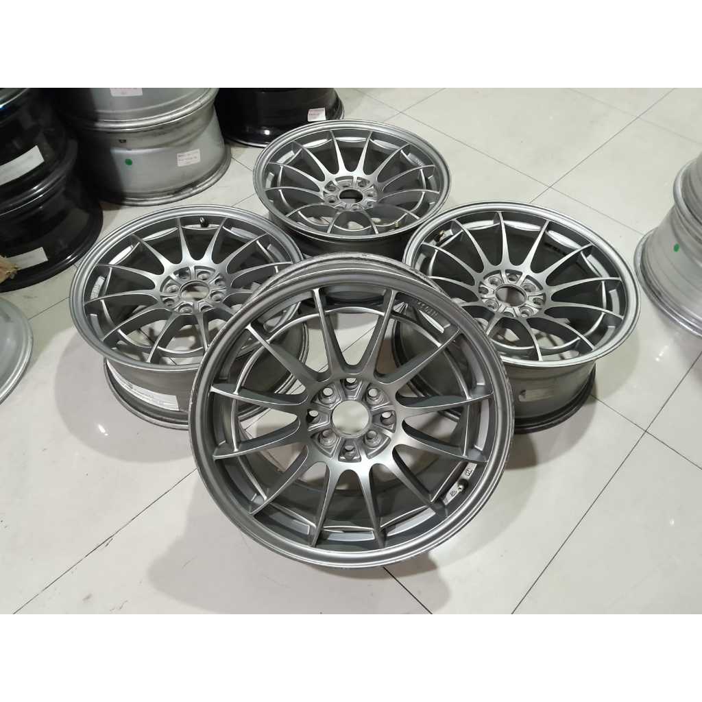 READY VELG ECOND ENKEI SPIDER R17X7,5/8,5 8X100/114,3ETGREY TERLENGKAP