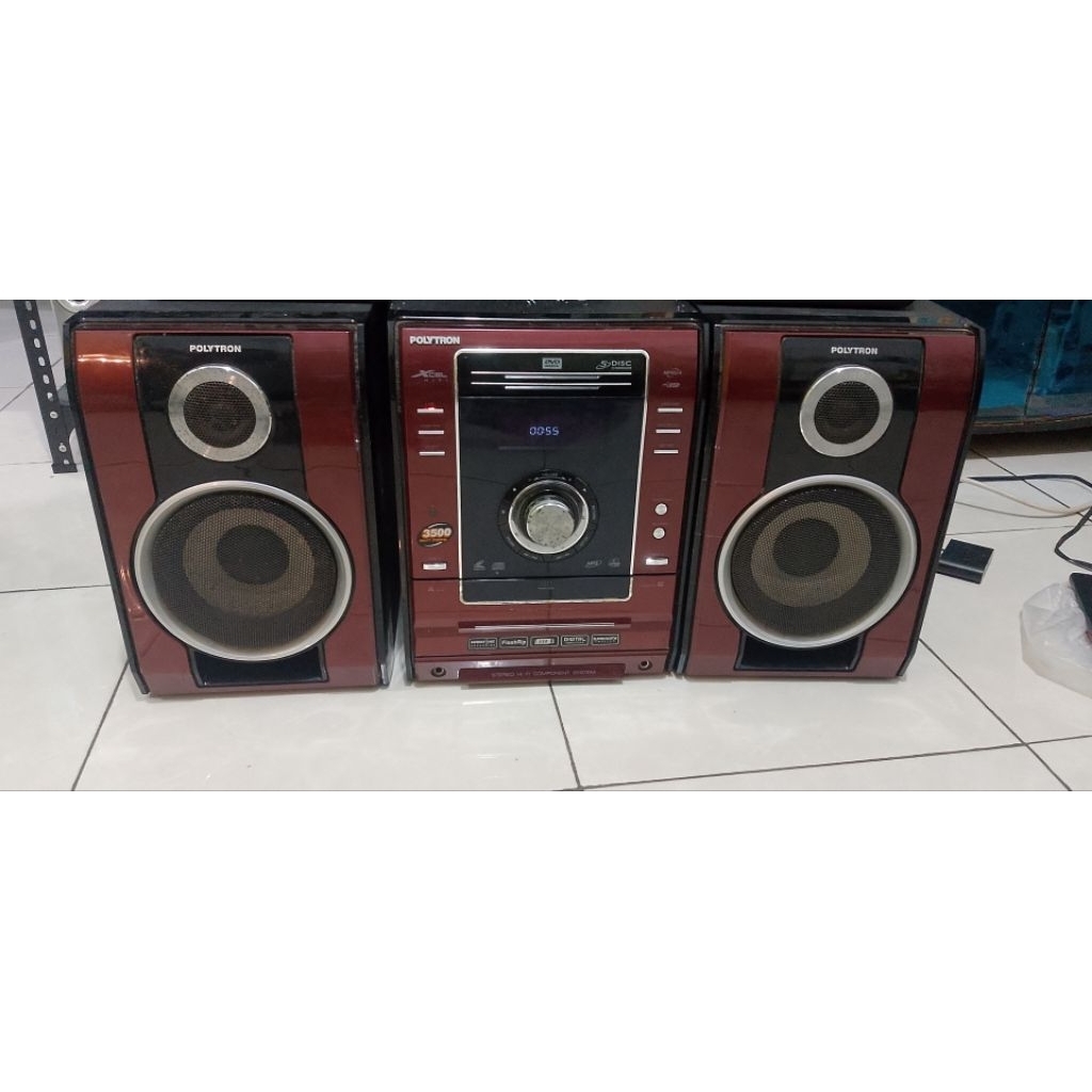 COMPO Radio Tape Polytron Xcel Hifi masih segel Pabrik