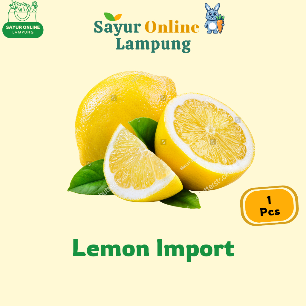 Lemon Segar 1 Pcs - Sayur Online Lampung