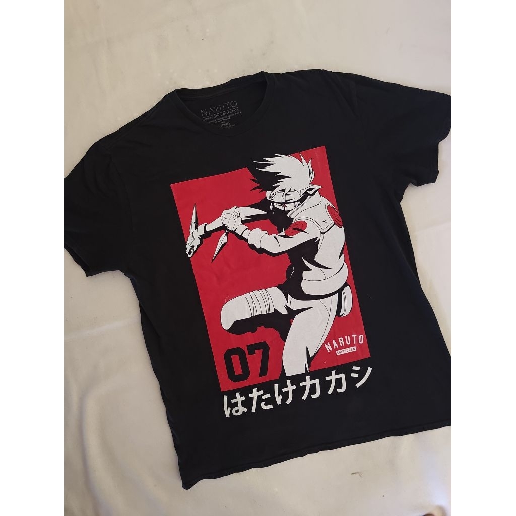 Baju Kaos Anime Naruto Shippuden Official Tag Print