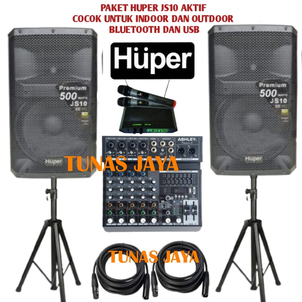 paket huper js10 1set lengkap sama mixer Ashley original