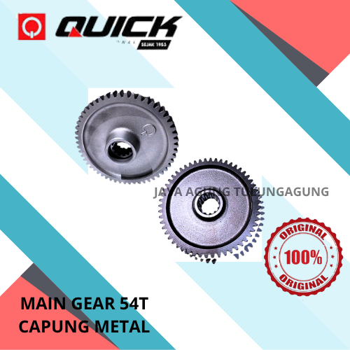 QUICK MAIN GEAR 54T CAPUNG METAL / QUICK GIR 54T TRAKTOR CAPUNG METAL / QUICK GIGI MAIN 54T CAPUNG M