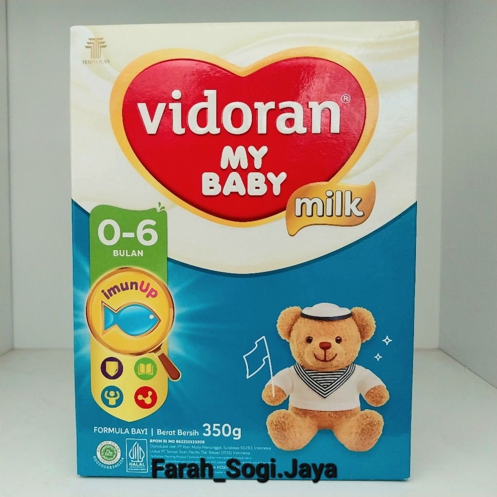 Vidoran My Baby Milk 0-6 Bulan 350g | Susu Vidoran untuk Bayi Usia 0-6 Bulan
