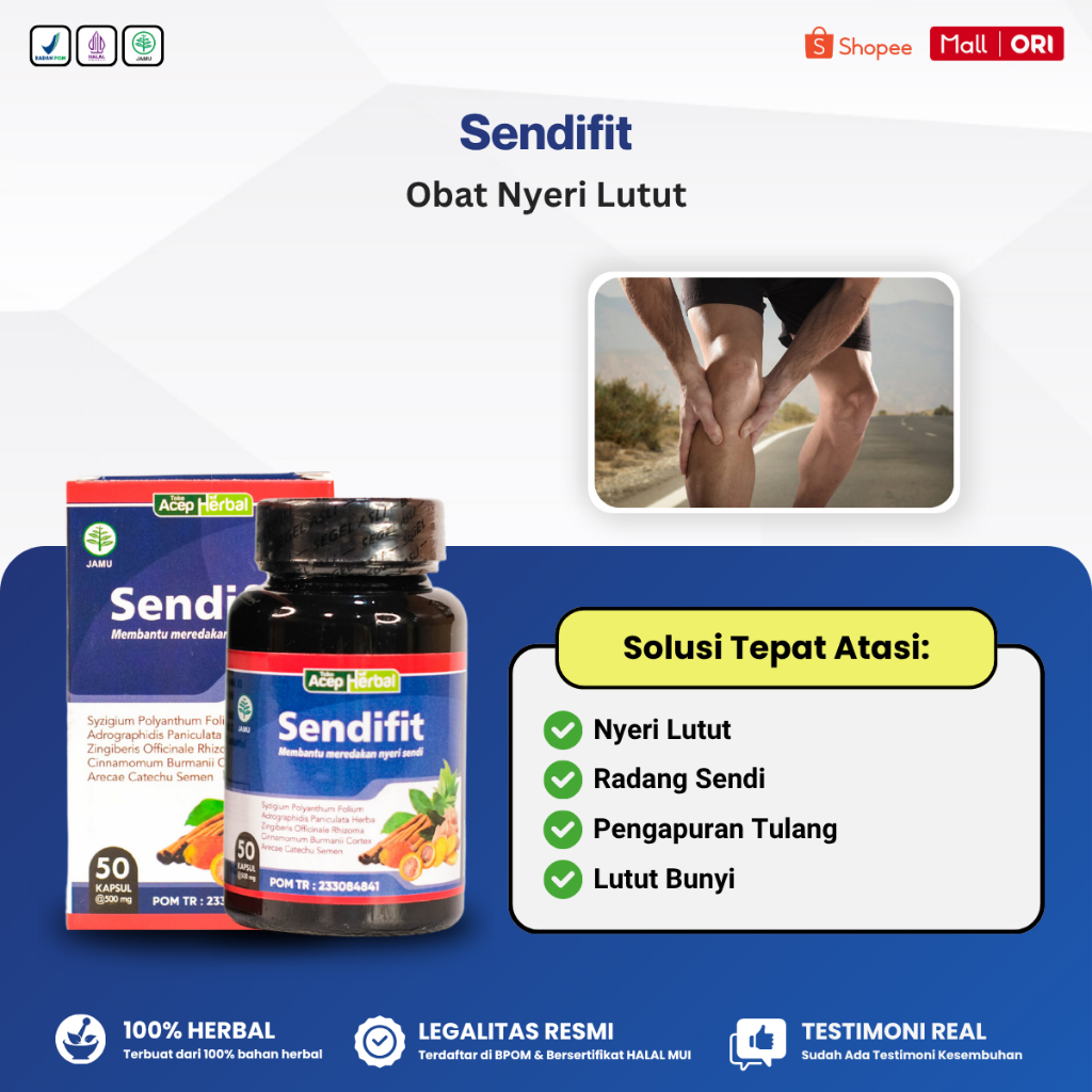 Obat Nyeri Lutut Radang Sendi, Pengapuran Tulang, Sendi Lutut Sakit, Lutut Sakit Saat Di Tekuk, Lutu
