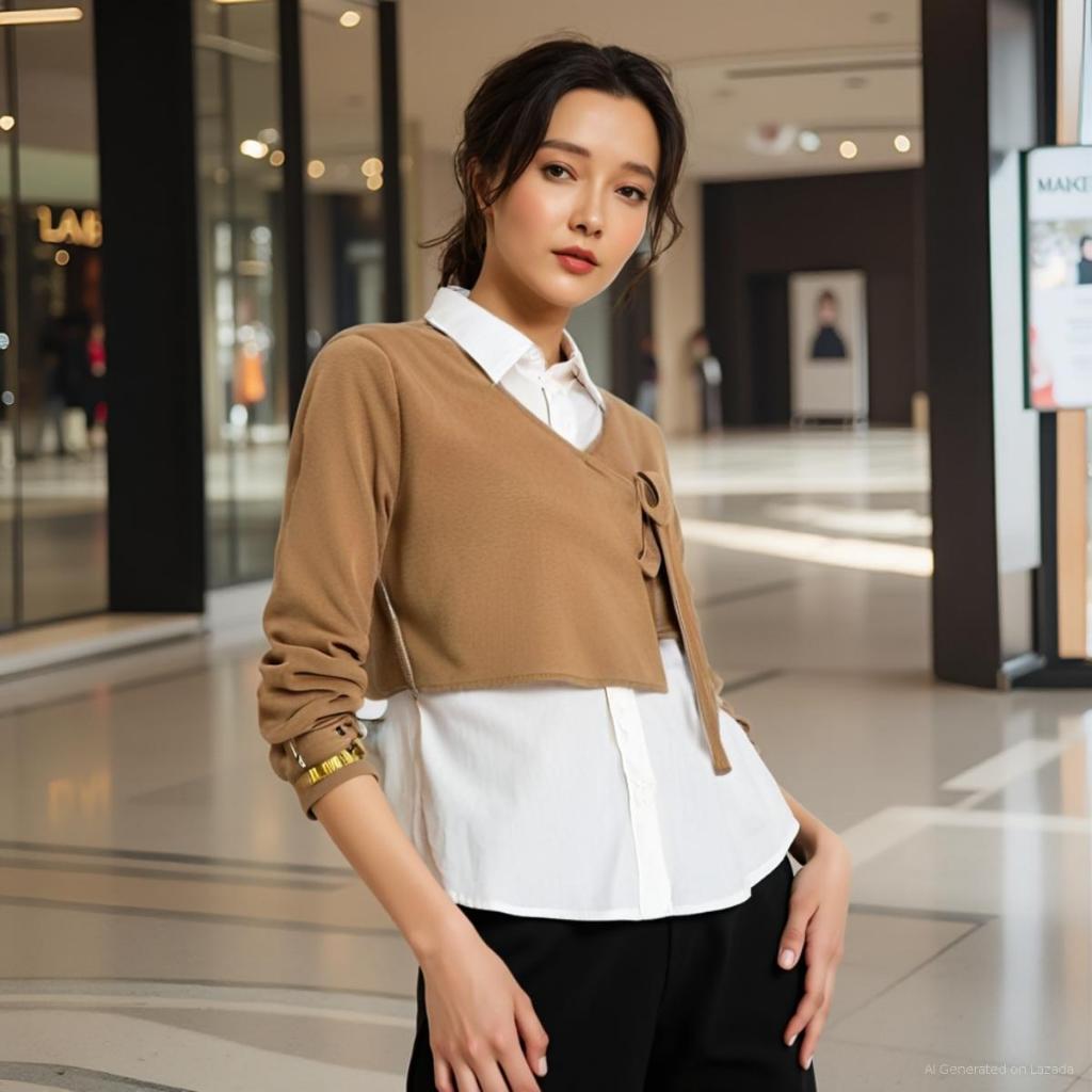 Kemeja CRINGKLE Wanita/ Blouse Wanita Terbaru / Kemeja Rompi Cewe Murah Polos Lengan Panjang