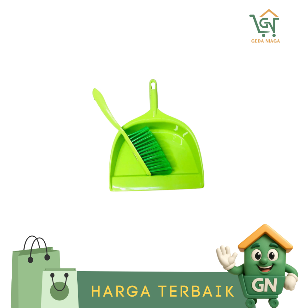 Sapu + Pengki Set Jumbo Vinoda / Sapu Set Vinoda Jumbo Serbaguna