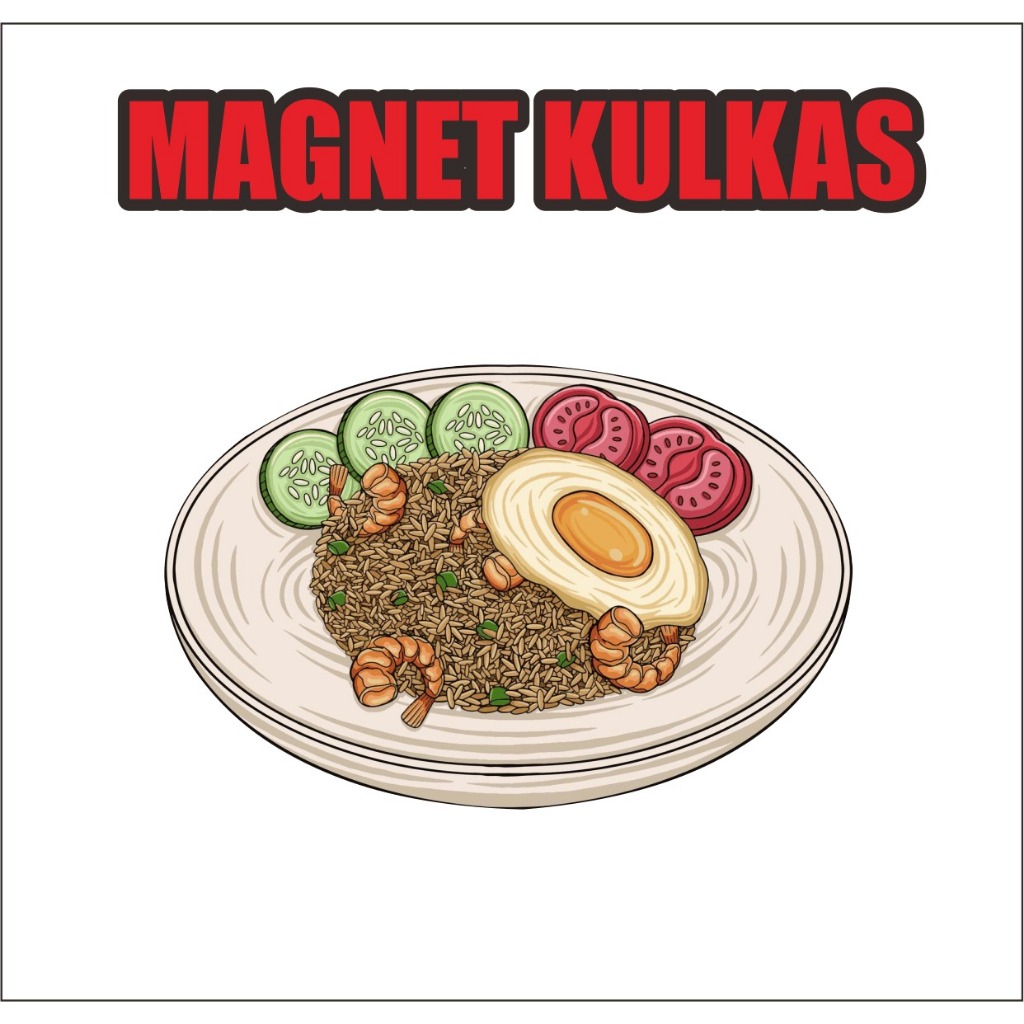 MAGNET KULKAS MAKANAN