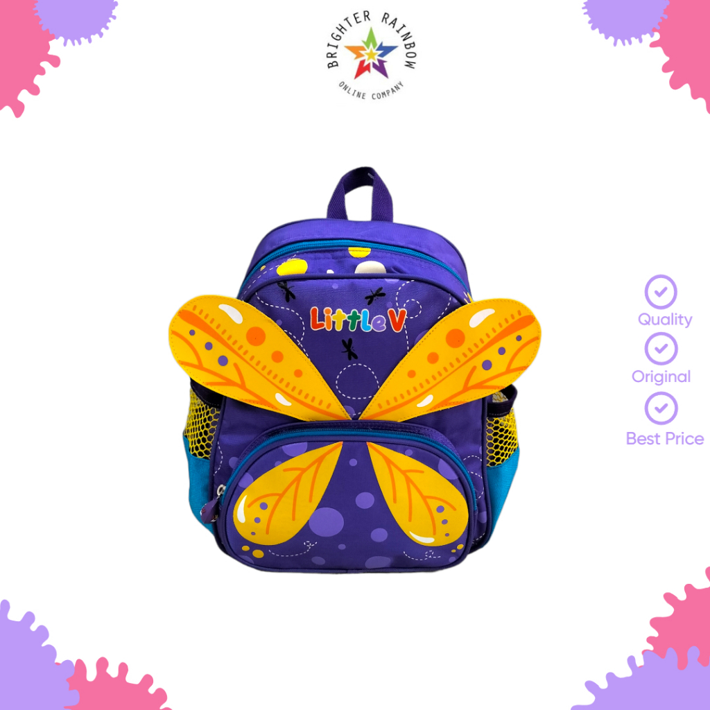 TAS LITTLE V 44667 SMALL DUMSELFLY RANSEL SEKOLAH ANAK PAUD PEREMPUAN