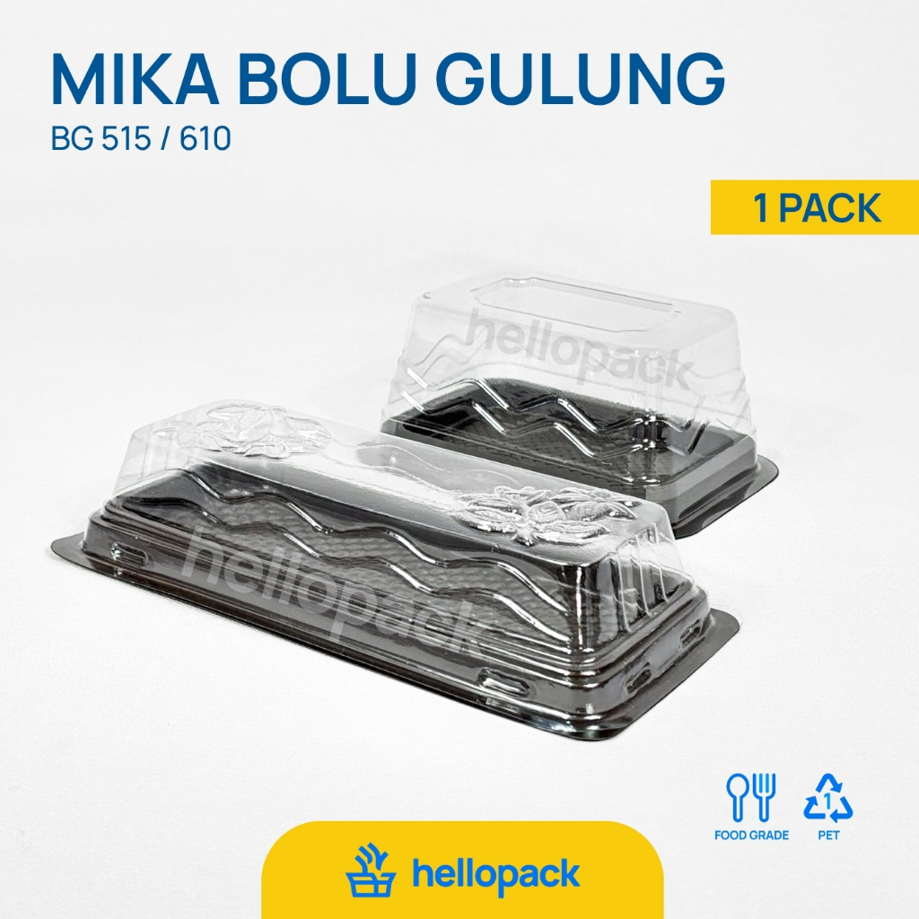 [1 PACK] Mika Tray Kue Bolu Gulung / BGK / BG 515 / 610 / Cake Roll / Kue Lapis / Kotak / Box