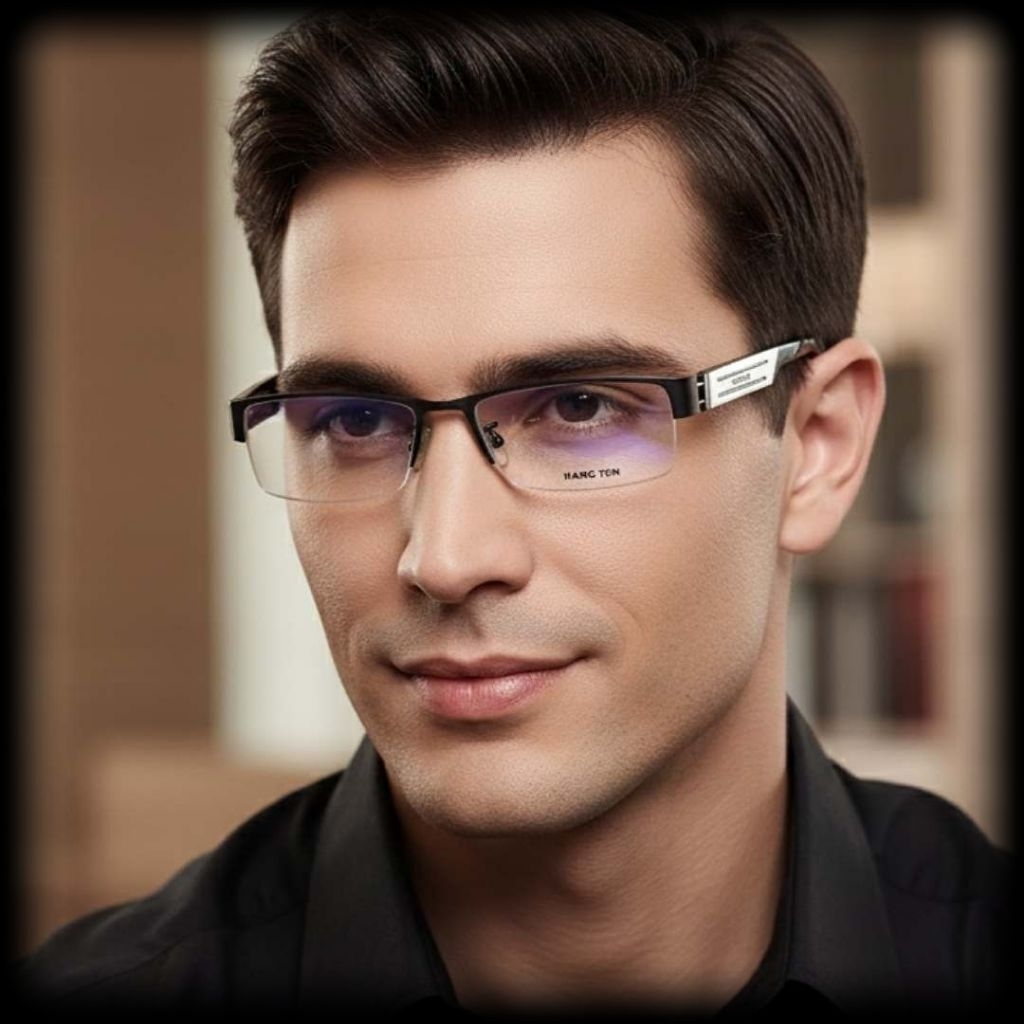 FRAME KACAMATA SPORTY HANG TEN 8156 Model Setengah Bingkai HALF FRAME Keren Kualitas Bagus Kuat Harg