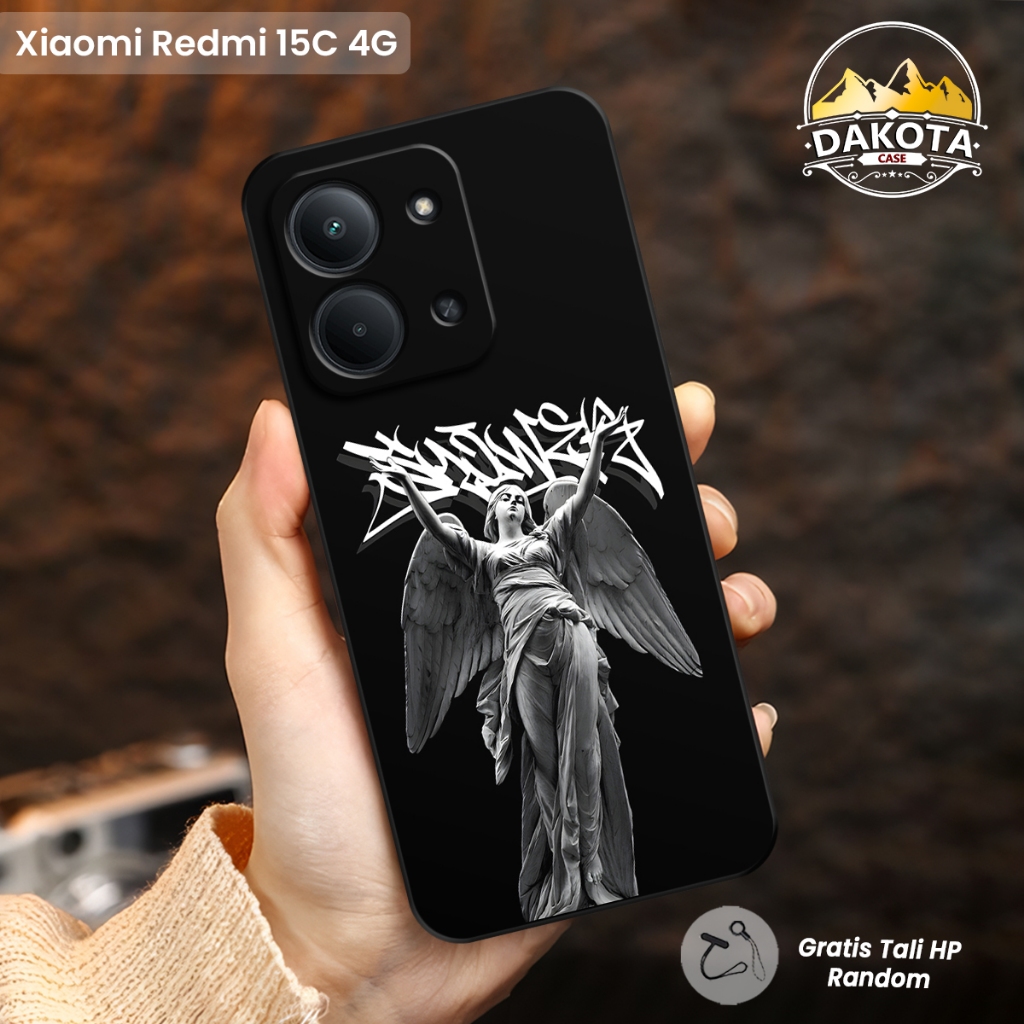 Softcase hp Xiaomi Redmi 15C Terbaru 2025 Motif Greek Statue UV Printing HD | Case Lentur Elastis Xi