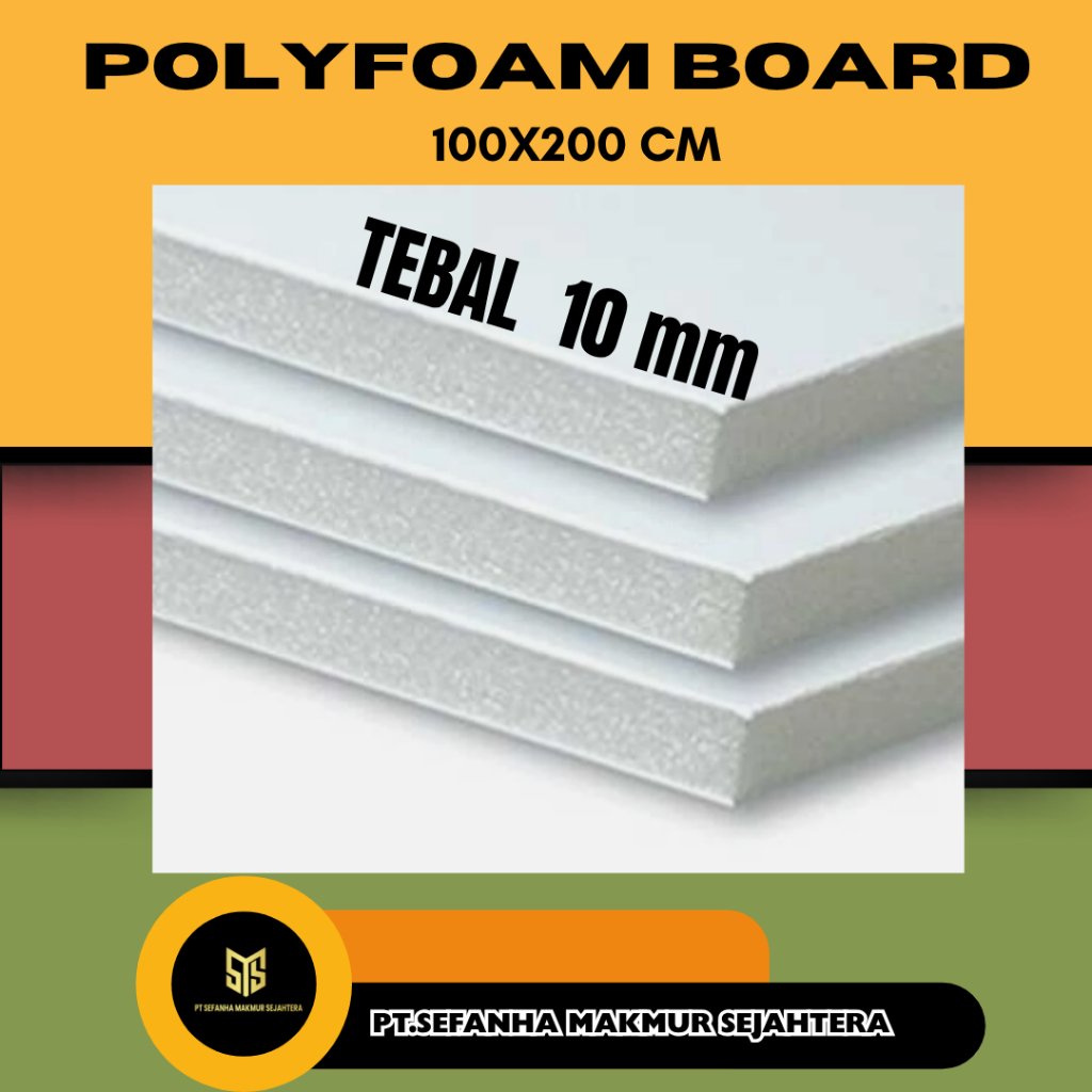 Polyfoam 10mm x 100Cm x 200Cm