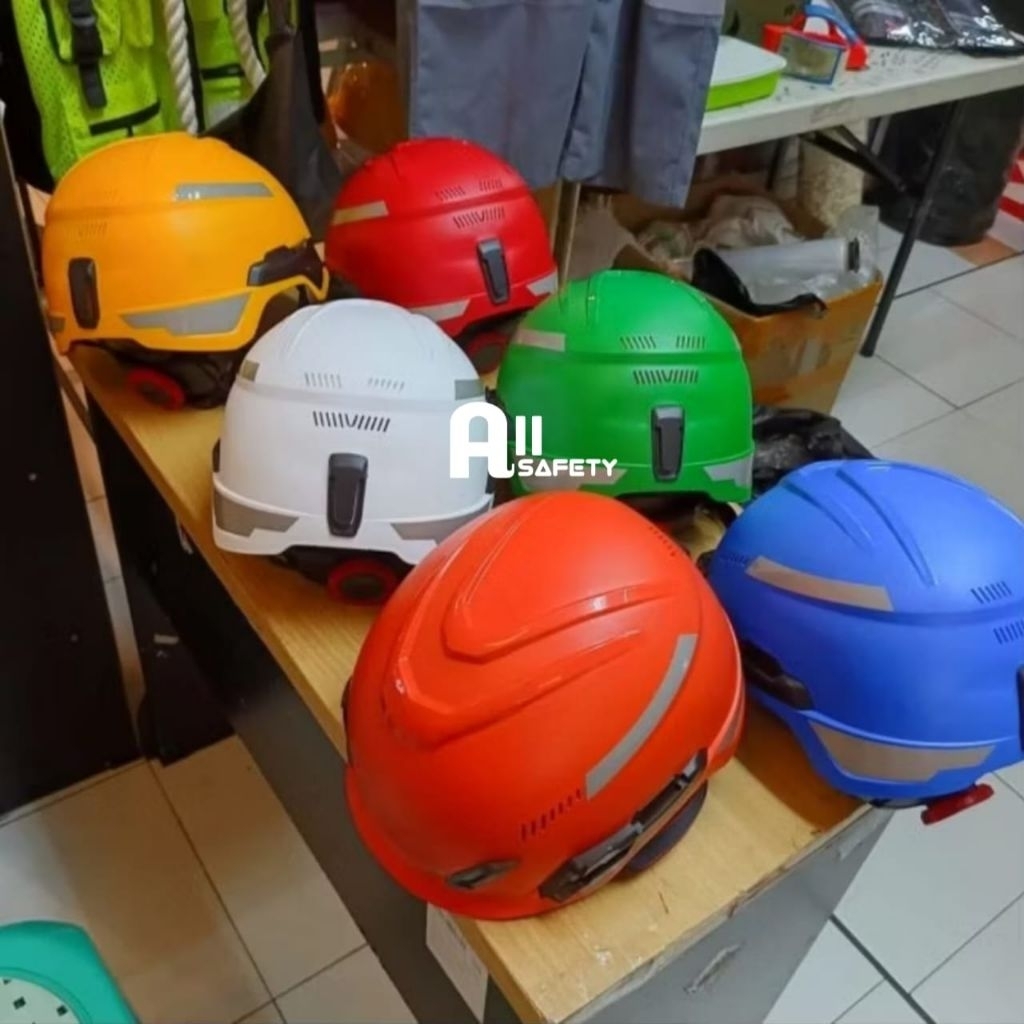 Helm safety climbing msa Vgard H1 - orange / helm safety climbing msa Vgard original 100% murah berk