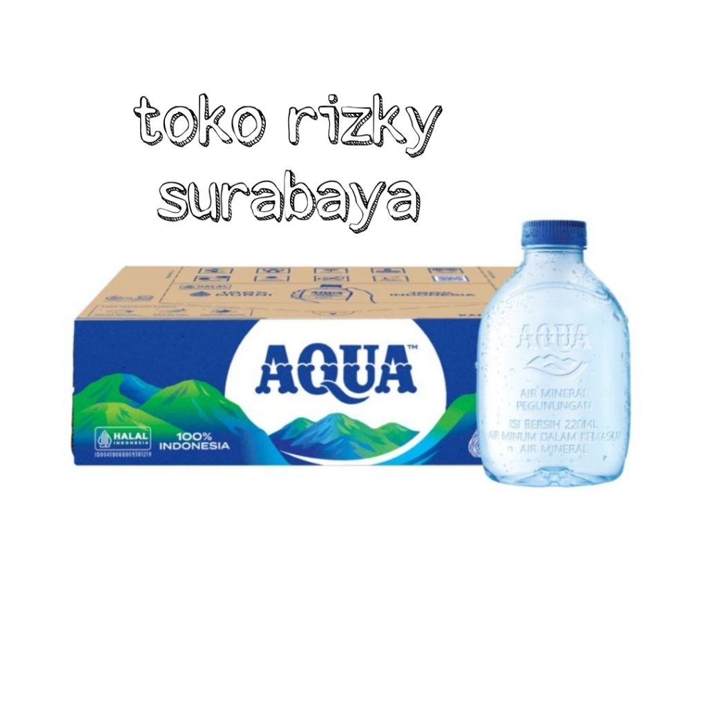 Aqua botol 220ml