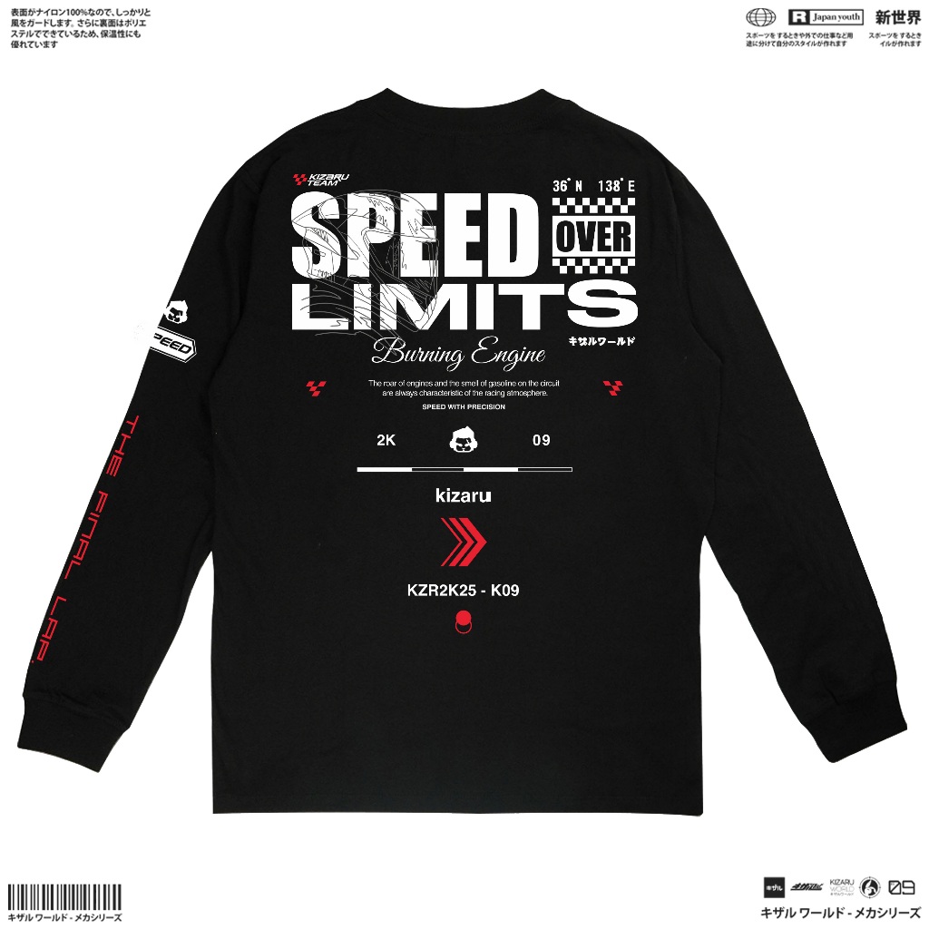 KIZARU Longsleeve T-Shirt Origin BURNING ENGINE