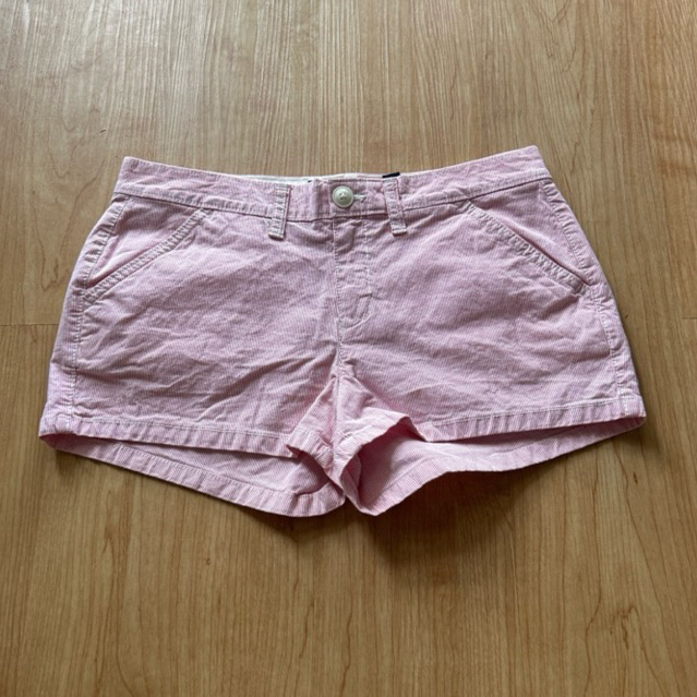 Hotpants F1 pink white putih stripe garis superdry chino katun cotton chinos tebal polos Celana Pend