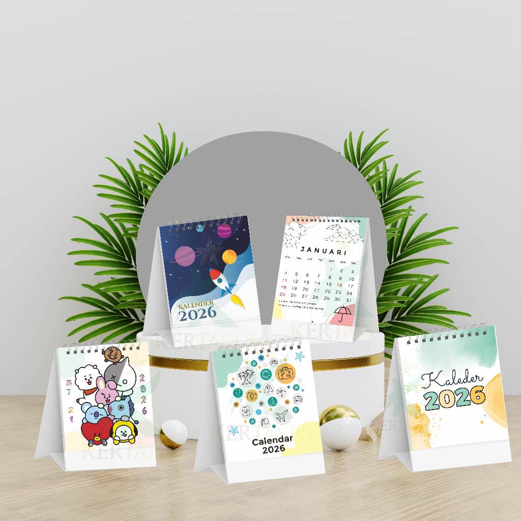 kalender mini meja 2026/kalender 2026/kalender meja 2026