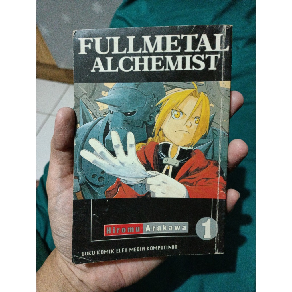 Komik Fullmetal Alchemist vol 1 cetakan lama.