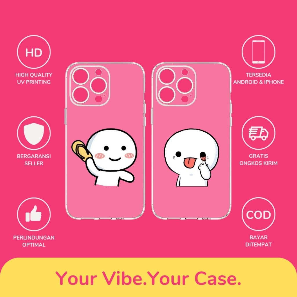Custom Case Chibi Cute Couple 7 All Type Hp