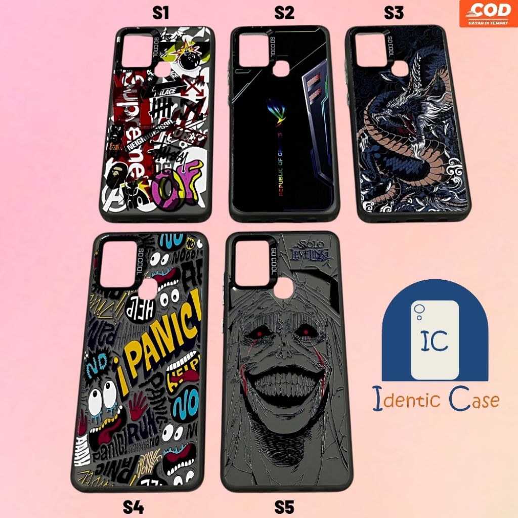 Case IMD Hologram SAMSUNG A21S / So Cool Polos / So cool Gambar / Soft Case / Case Karakter / Case G