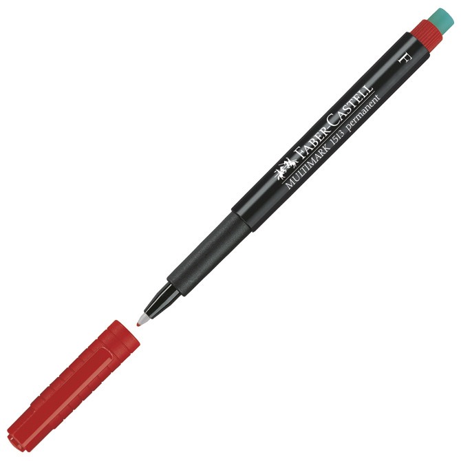 Faber-Castell OHP Multimark F Permanent Red
