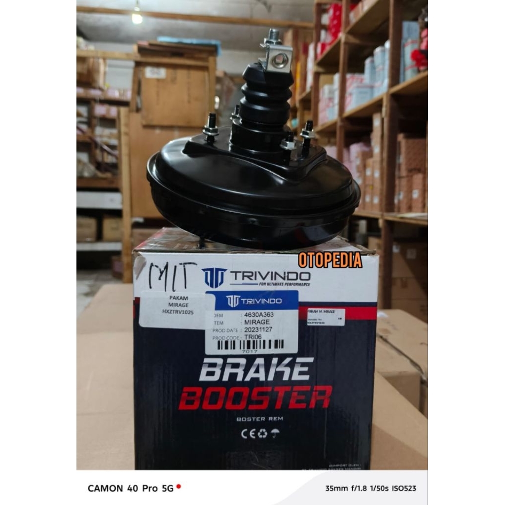 BOOSTER REM VAKUM BOOSTER ASSY MASTER BRAKE BOOSTER MITSUBISHI MIRAGE