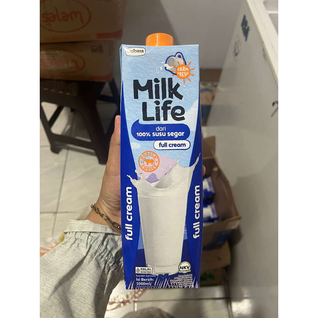 Susu UHT Full Cream Milk Life