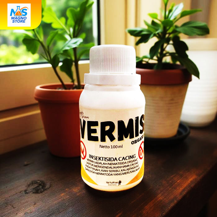 VERMIS 100 ML – Nematisida Organik Pembasmi Cacing & Nematoda | Obat Hama Tanah Aman untuk Tanaman, 