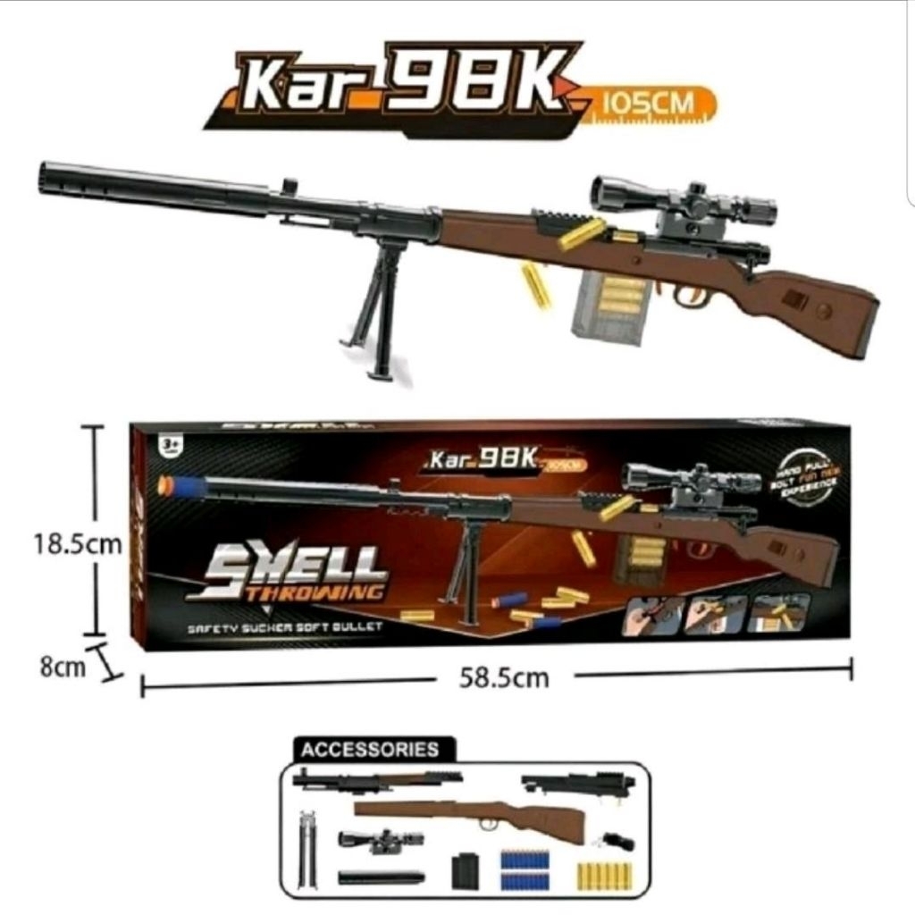 Mainan Tembakan Busa - Mainan Tembakan KAR AWM