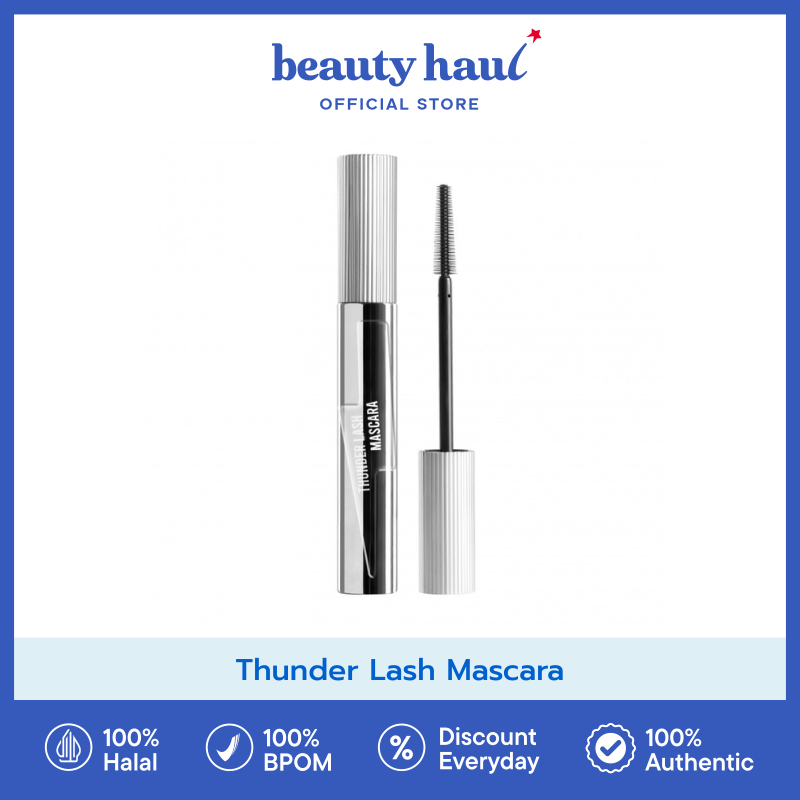 ROSE ALL DAY Thunder Lash Mascara – Maskara Waterproof Bulu Mata Bervolume, Lebih Panjang & Tahan La