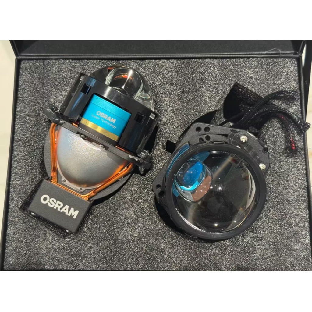 Preloved, Second Lampu Mobil Projector Biled Osram Laser Tech