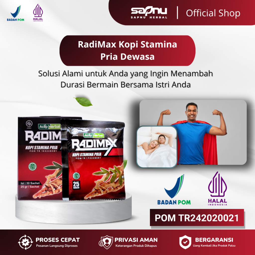 RadiMax Kopi | Obat Lemah Syahwat, Obat Ejakulasi Dini, Obat Impotensi, Obat Disfungsi Ereksi, Obat 