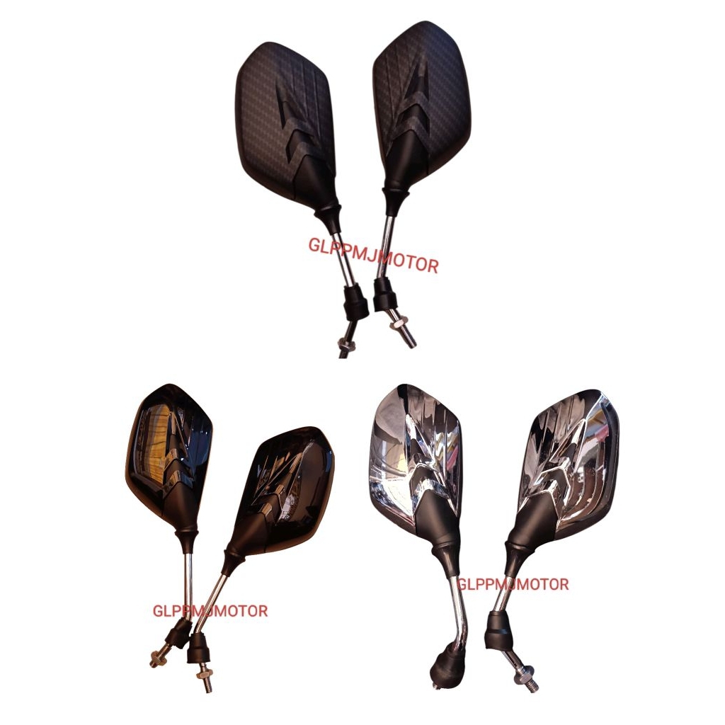 Spion Standar Racing Mini Variasi Beat Vario Blade Revo Supra X 125 Fi Smash Shogun 110 Sp Axelo Spi