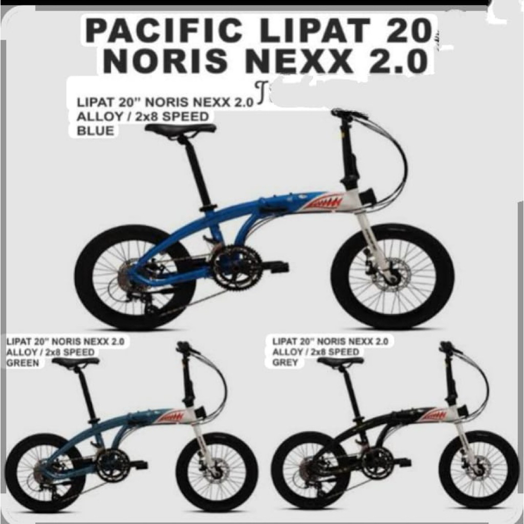 Sepeda Lipat Dewasa Pacific 20 Inch Noris Nexx 2.0