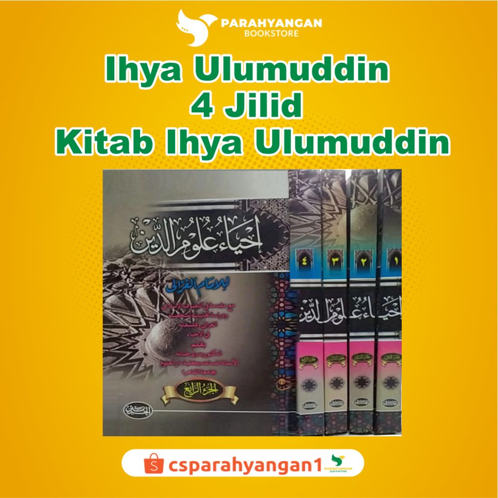 Kitab Ihya Ulumuddin 4 Jilid Original Kitab Ihya Ulumuddin buku Ihya Ulumuddin parahyangan
