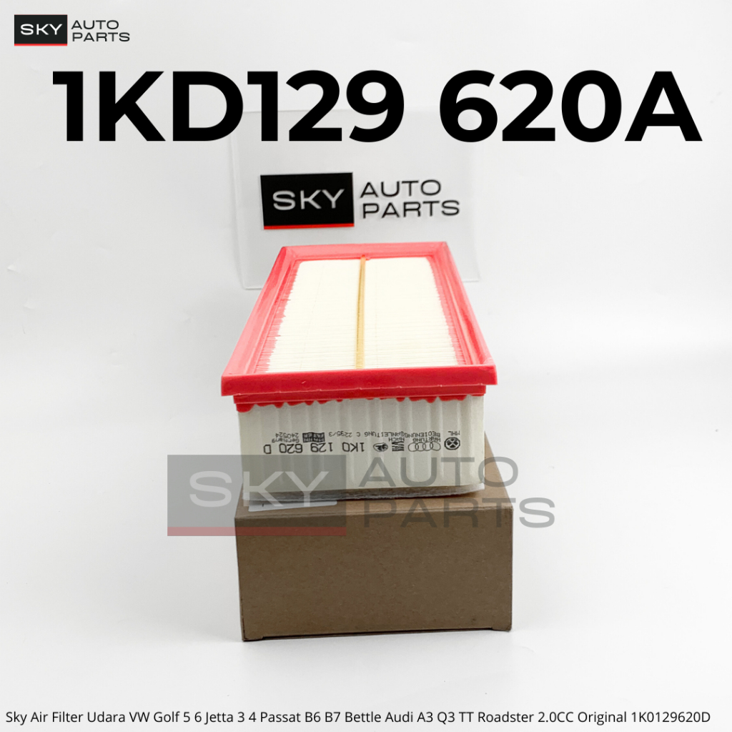 Sky Air Filter Udara VW Golf 5 6 Jetta 3 4 Passat B6 B7 Bettle Audi A3 Q3 TT Roadster 2.0CC Original