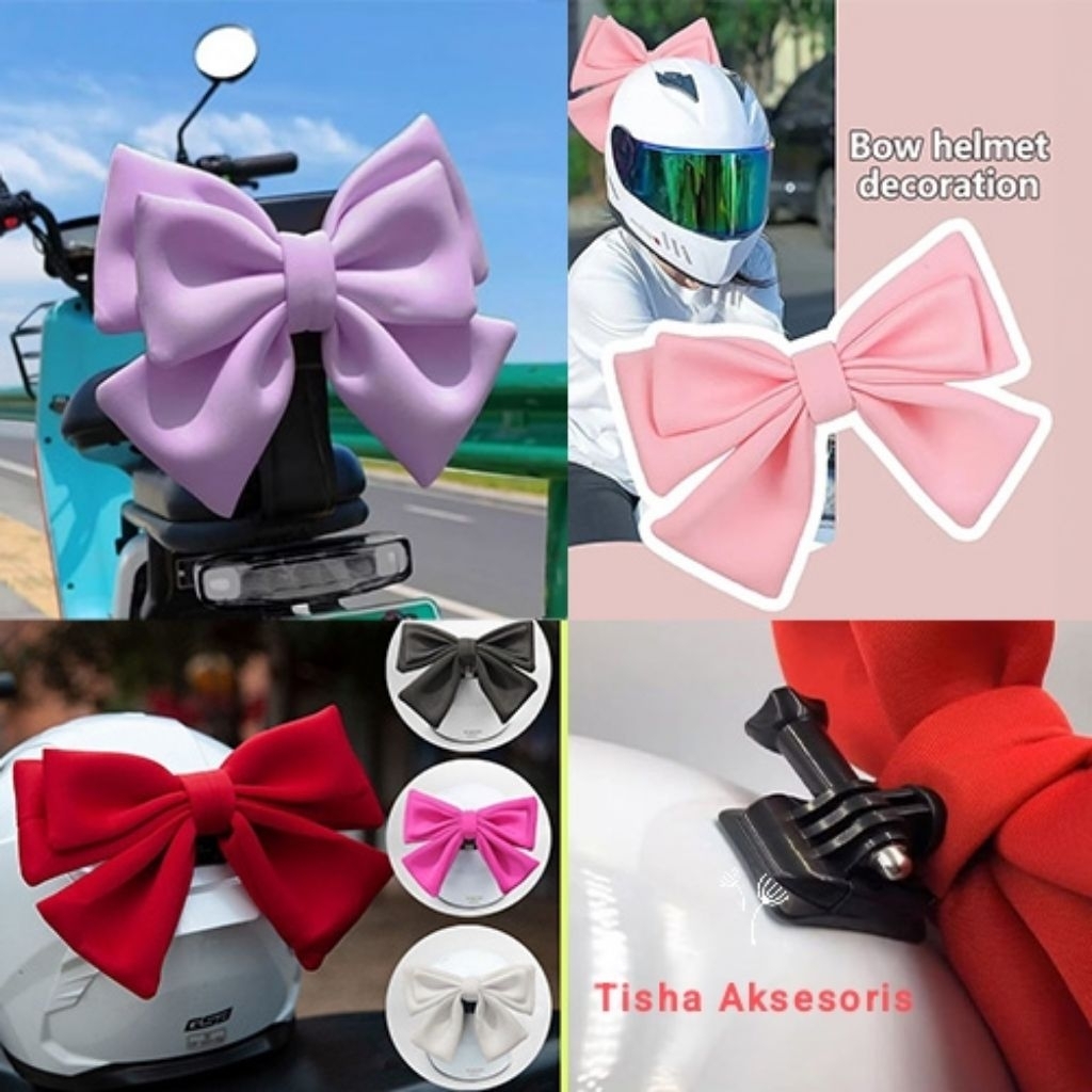 Aksesoris viral pita helm dan sepeda motor bahan kain Scuba + houlder mounting camera GoPro