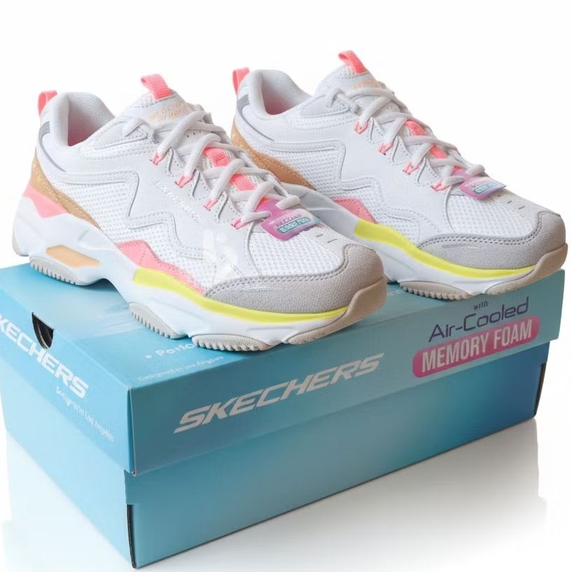 SEPATU WANITA SKECHERS ORIGINAL LANDER S FITNESS PUTIH