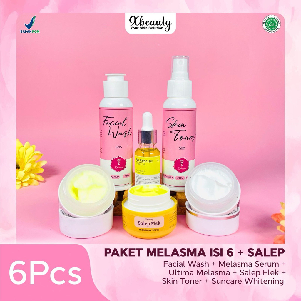 PAKET MELASMA ISI 6 PLUS SALEP FLEK