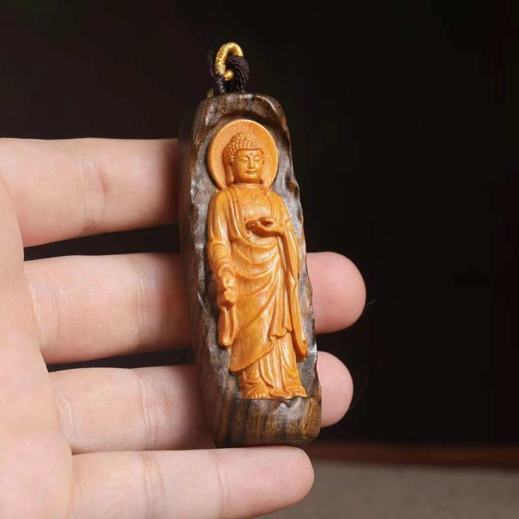 RKF28-03 Kalung Buddha Dainichi Nyorai Agarwood