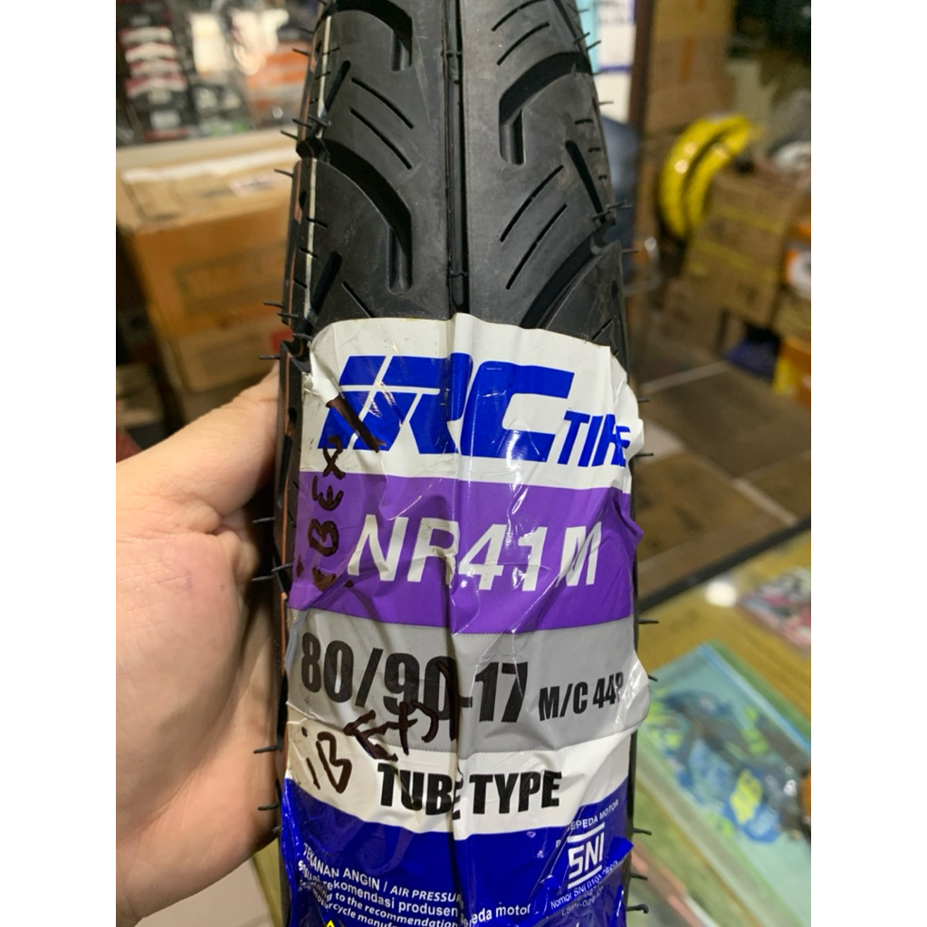 Ban Motor IRC NR 41 ( NR41 ) 80/90-17 ( Non Tubeless ) Pakai ban dalam