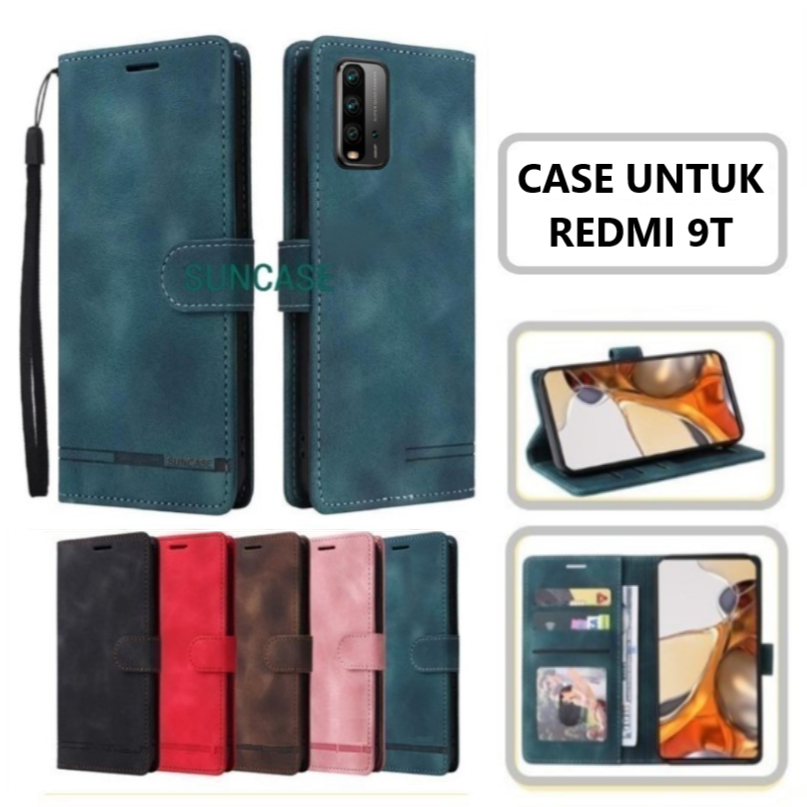 Flip Case XIAOMI REDMI 9T flip wallet leather standing flip cover