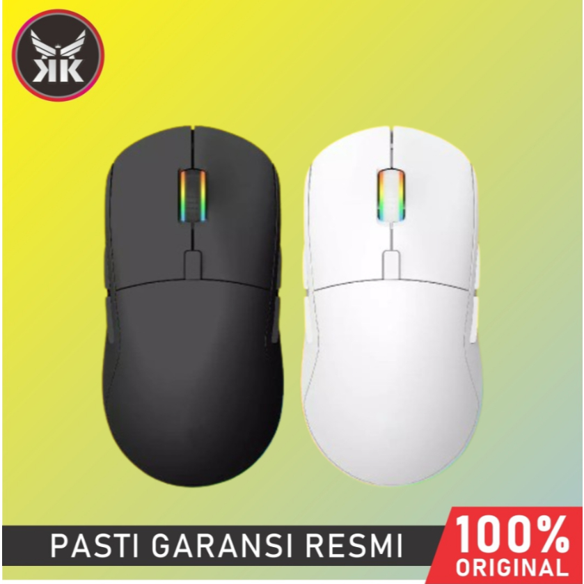 MOUSE SADES RYUNIX KOJIN MX10 WIRELESS BLUETOOTH TRIPLE MODE AMBIDEXTROUS HITAM/PUTIH