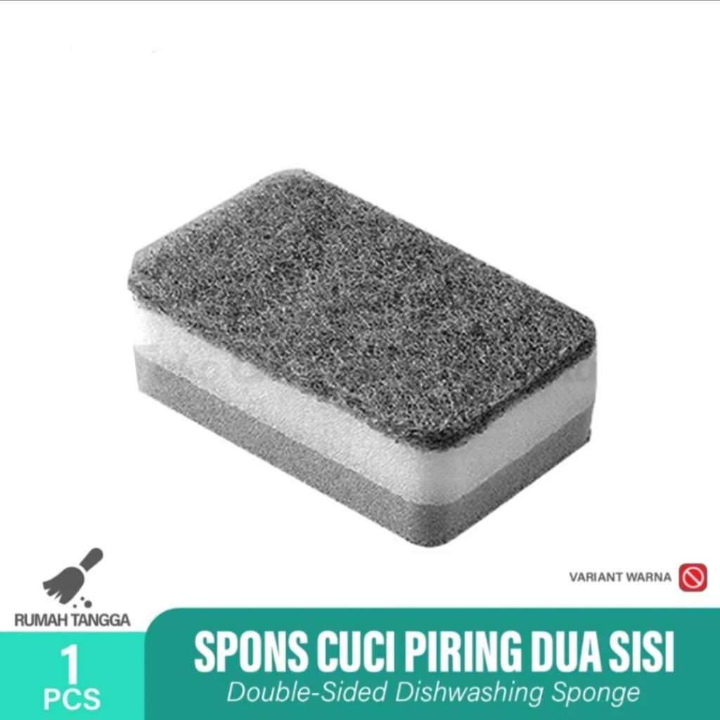Spons Cuci Piring 2 Sisi | Busa Cuci Piring