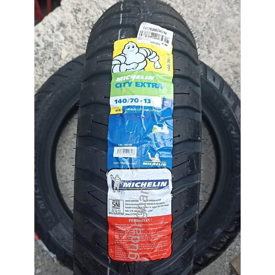 BAN MOTOR ADV 160 MICHELIN CITY EXTRA TUBELESS DEPAN BELAKANG SEPASANG ADV 160 PCX 160