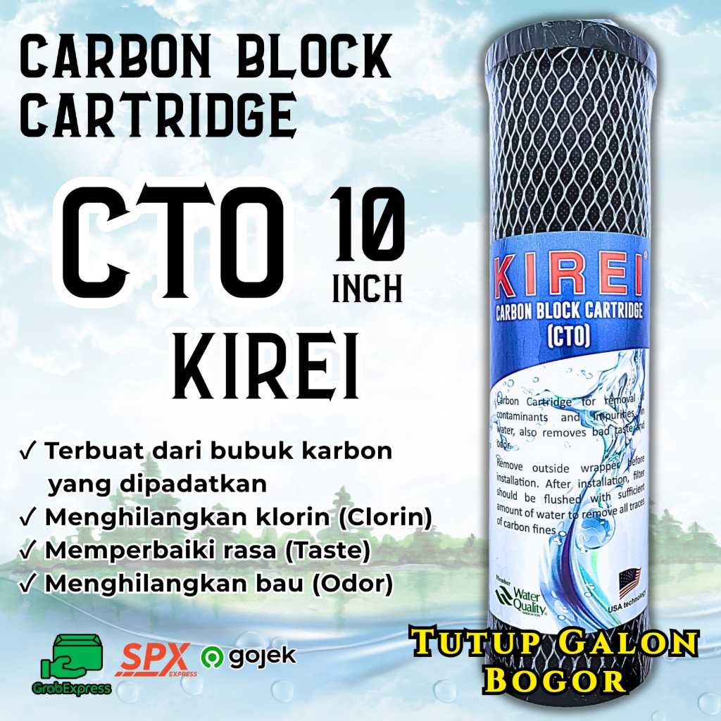 CTO 10 inch CARBON BLOCK 10 inch  CTO Filter Filter CTO 10 inch