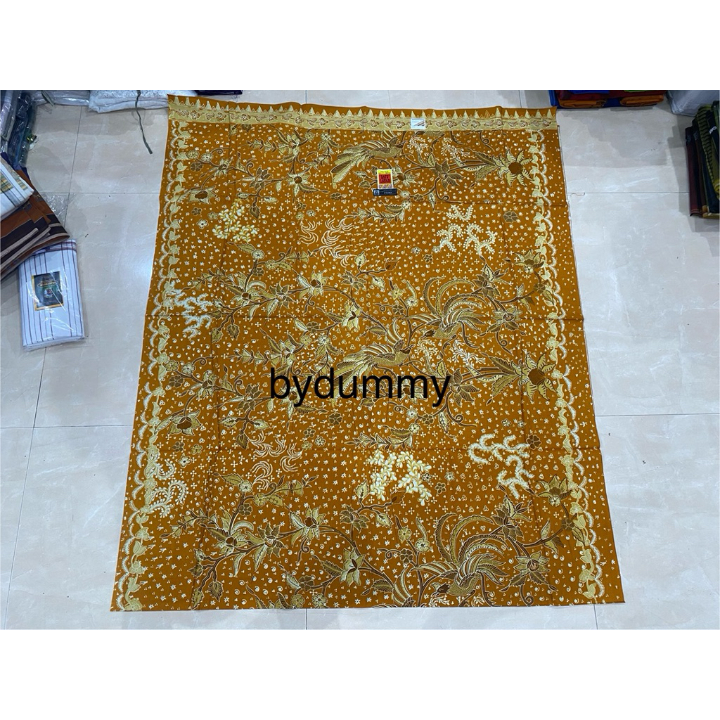 Kain Panjang Iskandartex Batu Layar Premium nomor 8113 warna kuning halus grosir bisa buat bawahan b