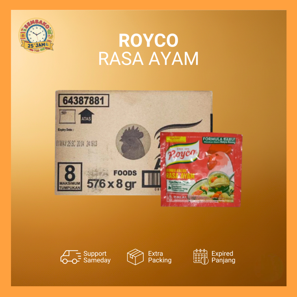 ROYCO AYAM 1 DUS ISI 576 PCS