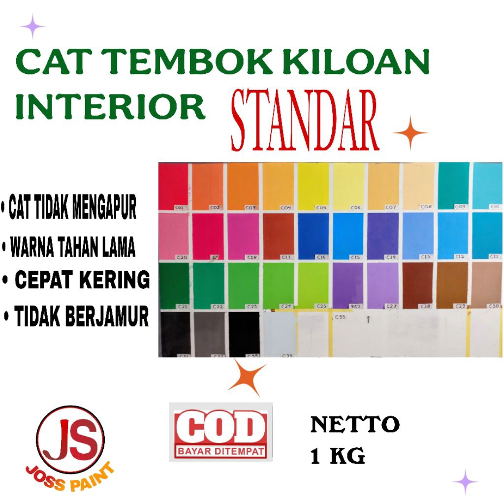 CAT TEMBOK KILOAN INTERIOR 1KG